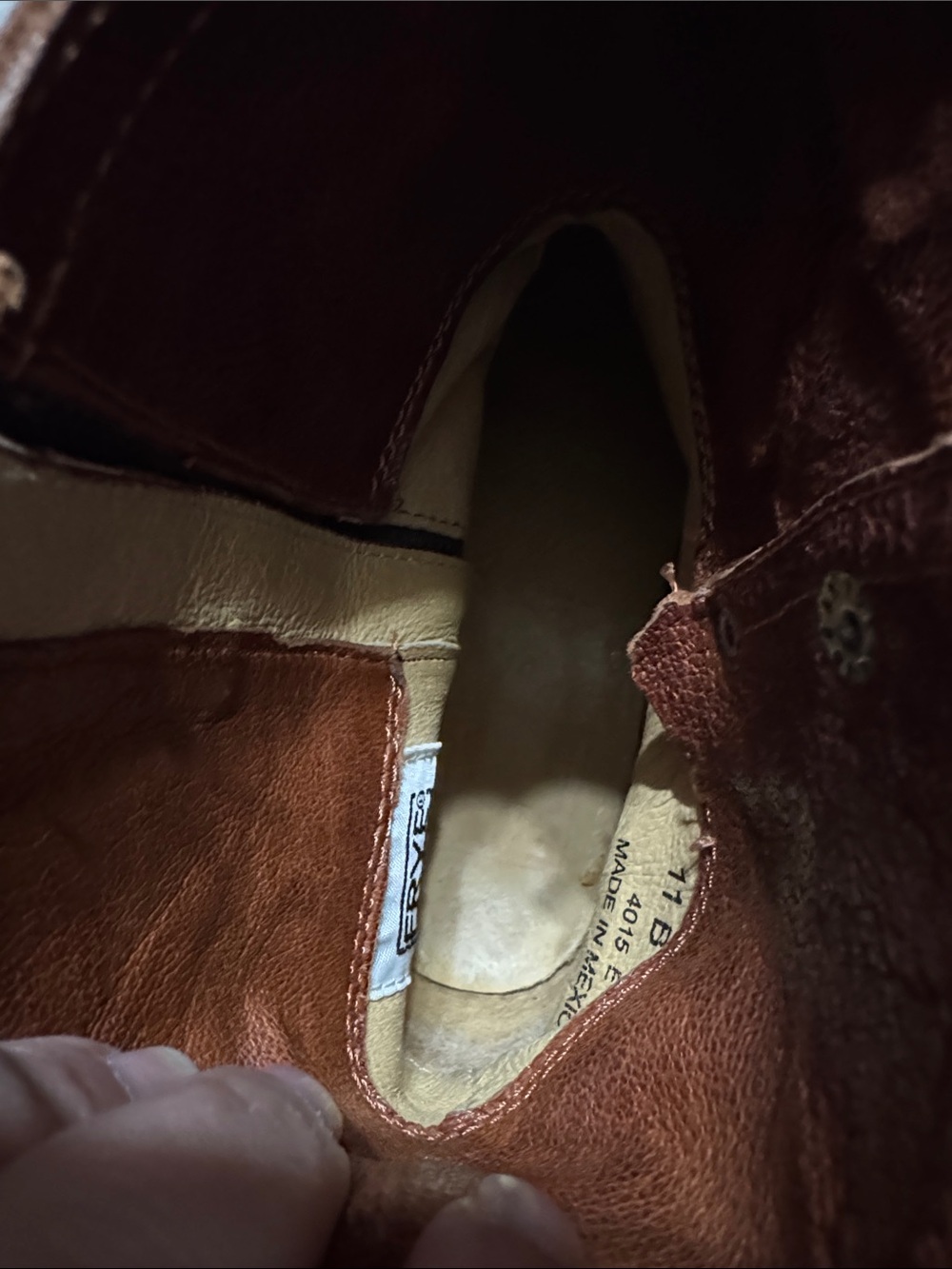 Frye Lynn Military Cognac Boots - Picture 7 of 9